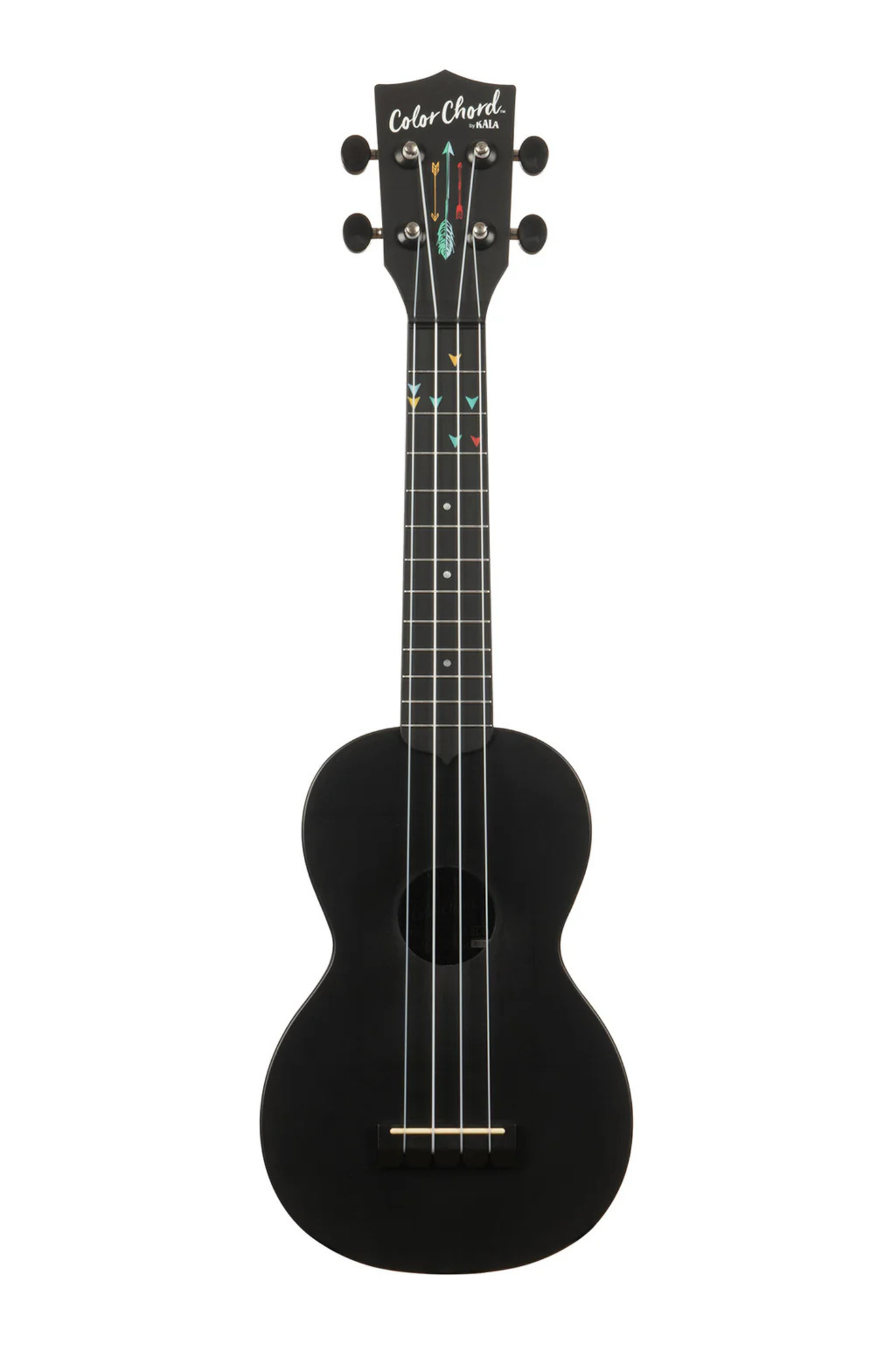 Kala Learn To Play Color Chord Soprano Ukulele Pack -  Black