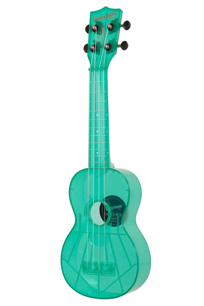 Kala The Waterman Soprano Ukulele - Fluorescent Blue Raspberry