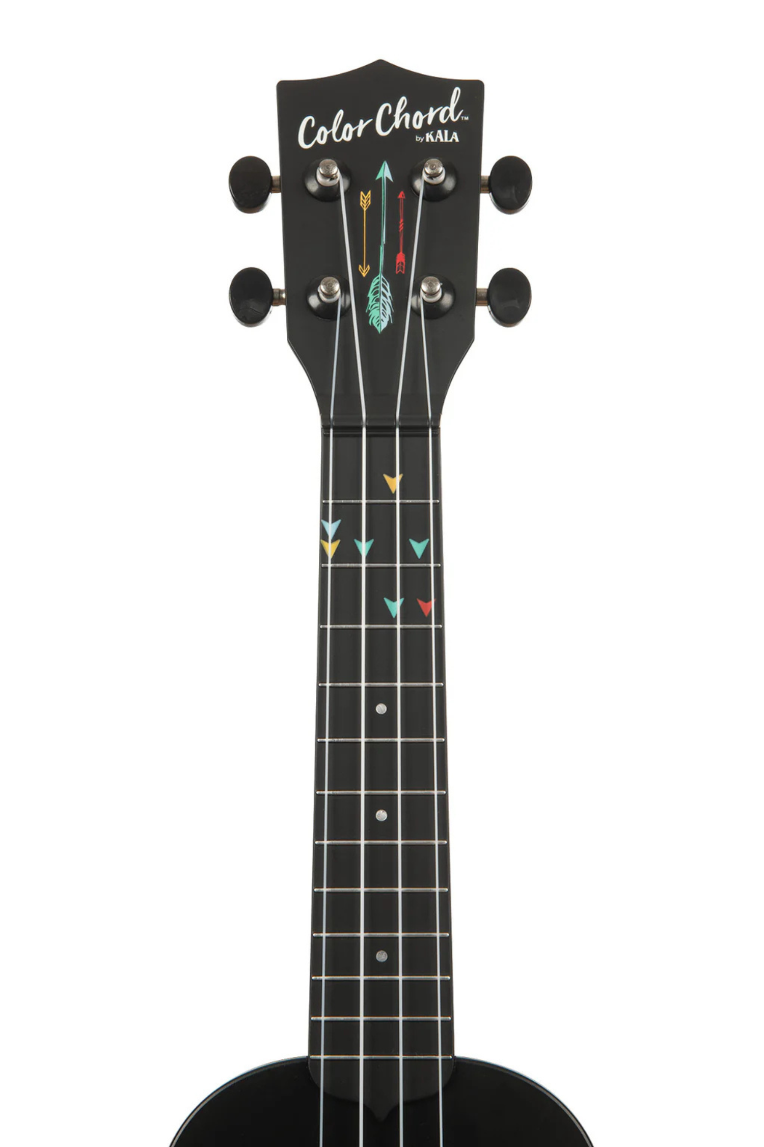 Kala Learn To Play Color Chord Soprano Ukulele Pack -  Black