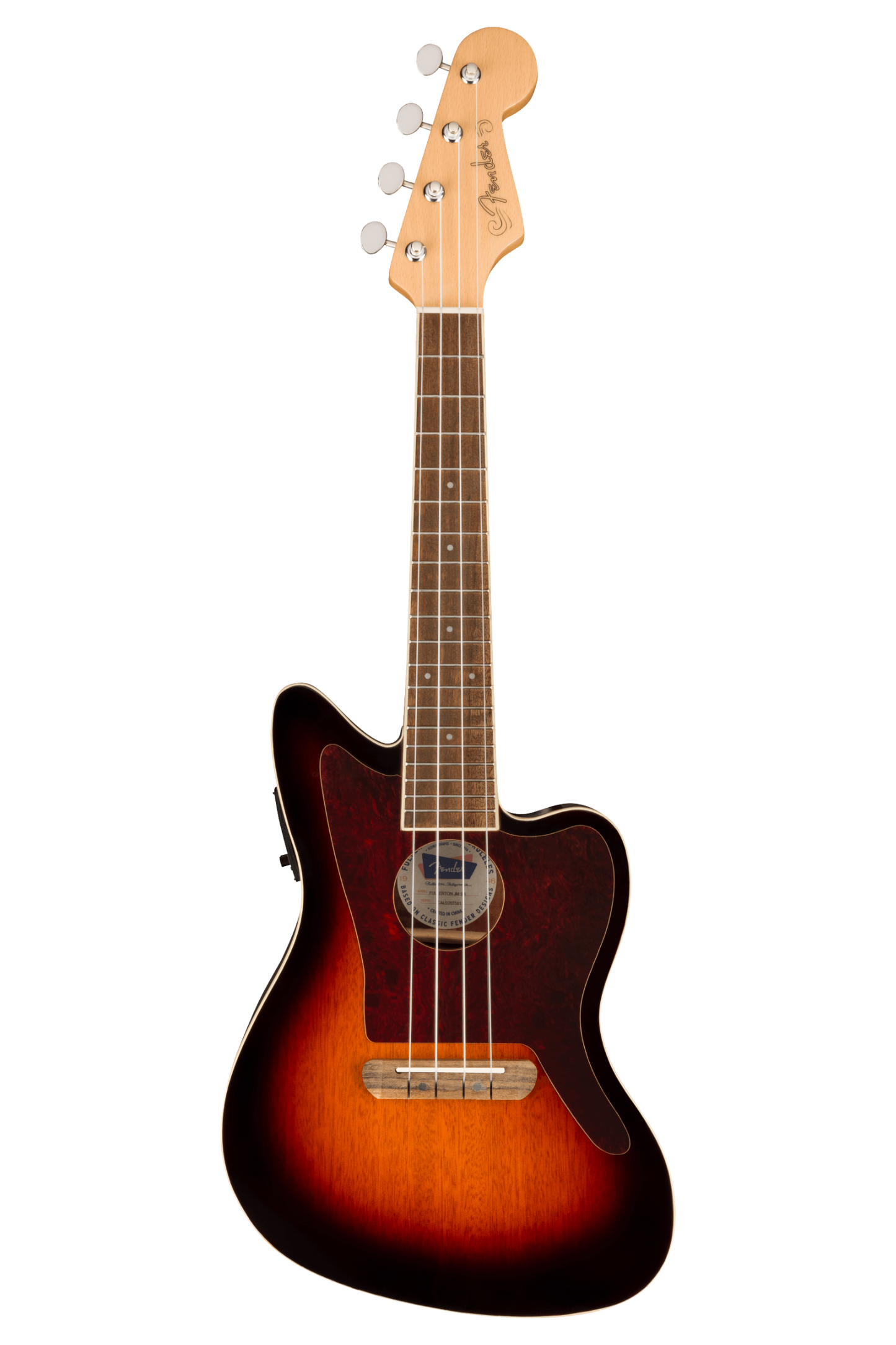 Fullerton Jazzmaster Uke 3-Color Sunburst