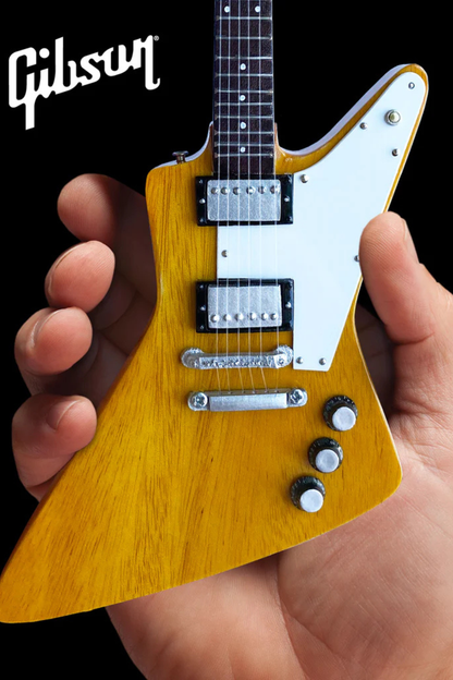 Gibson Korina Explorer 1:4 Scale Mini Guitar Model