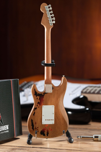 Rory Gallagher's Distressed Sunburst Stratocaster - Mini Guitar
