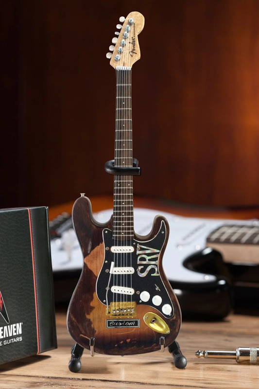 Stevie Ray Vaughan Distressed Custom Fender Stratocaster - Mini Guitar