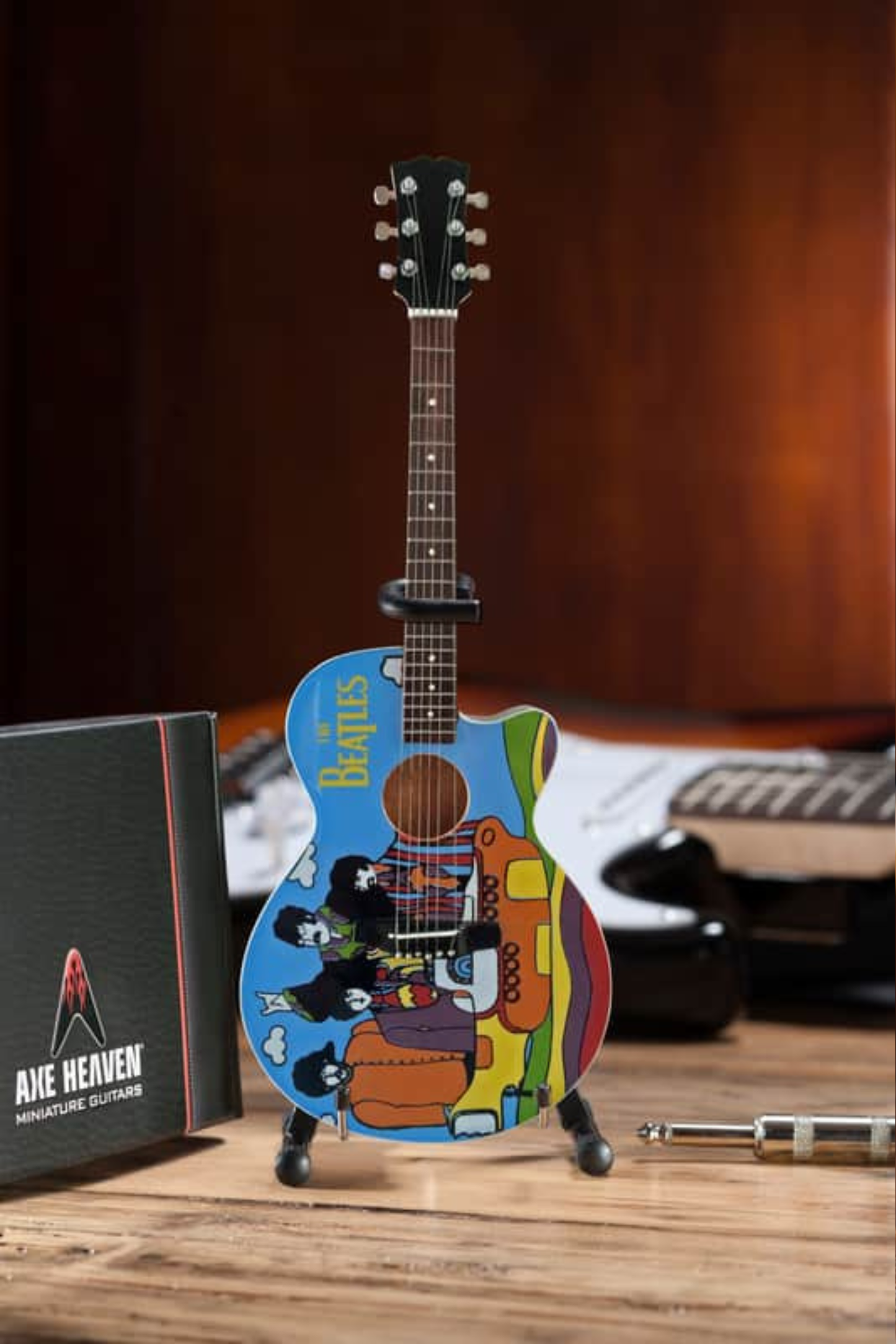 The Beatles Fab Four Yellow Submarine Acoustic - Mini Guitar