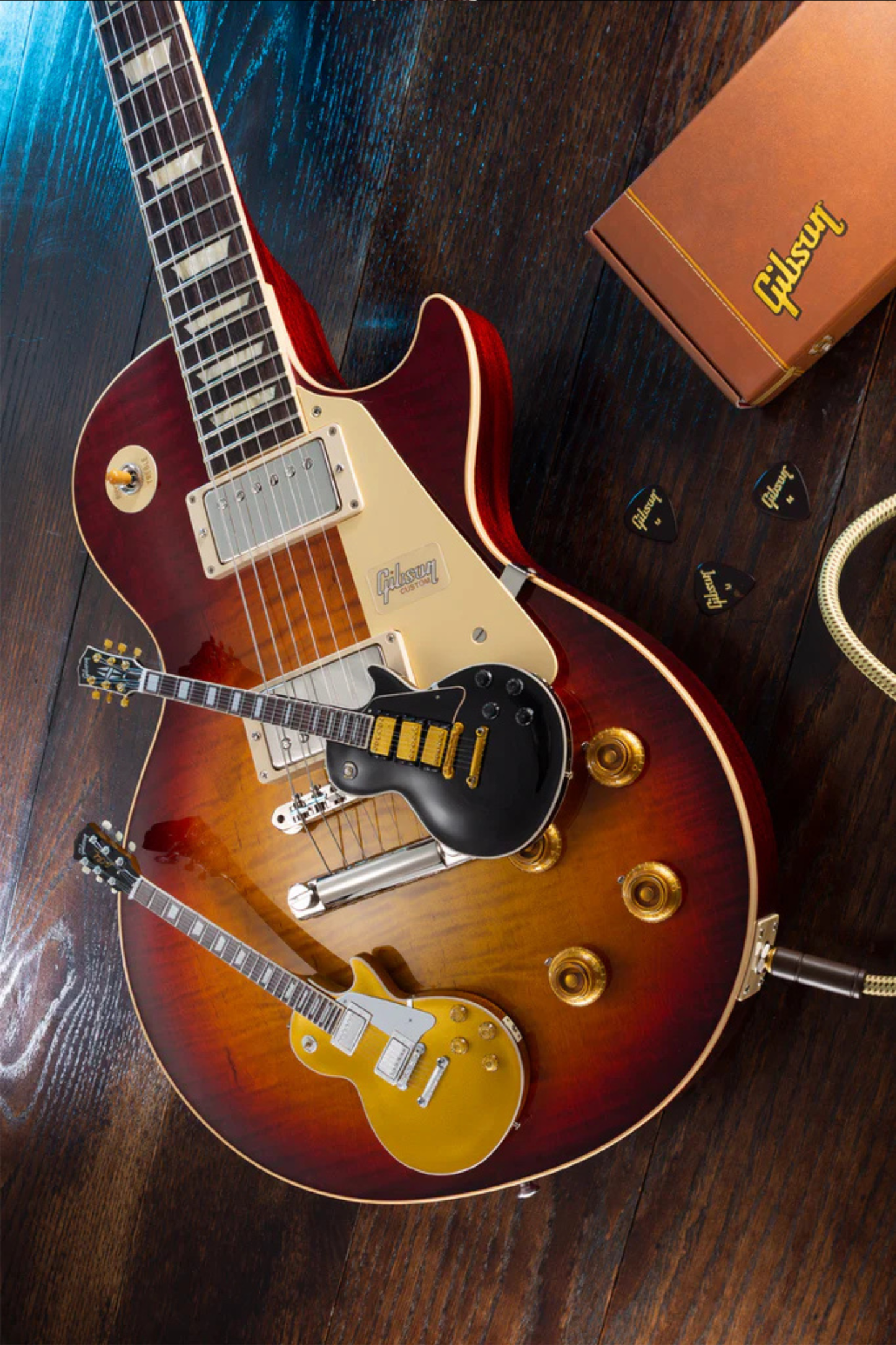 Gibson Les Paul Custom Ebony - Mini Guitar