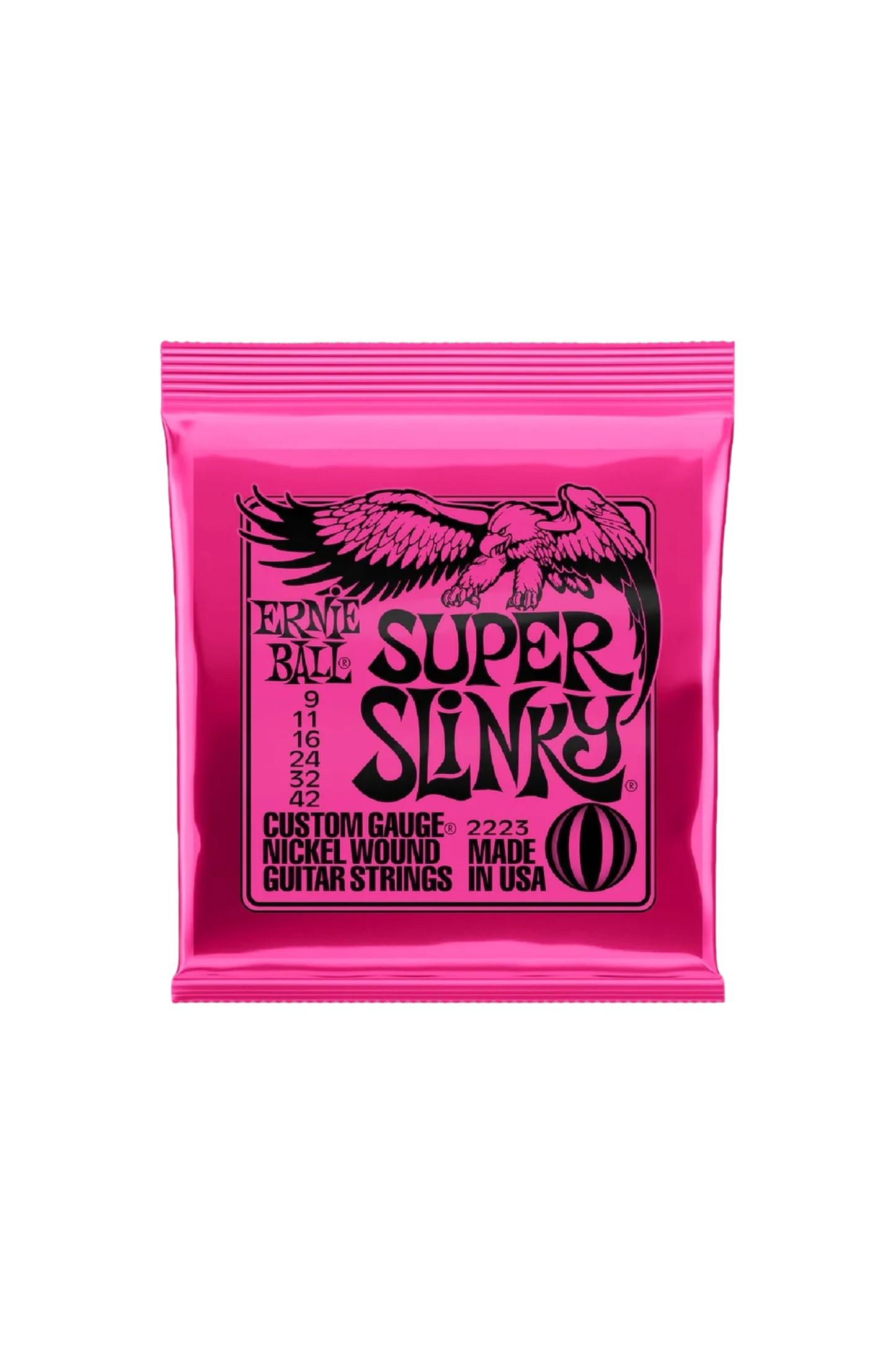 Ernie Ball 2223 Super Slinky Nickel Wound Electric Guitar 6 String 9-42