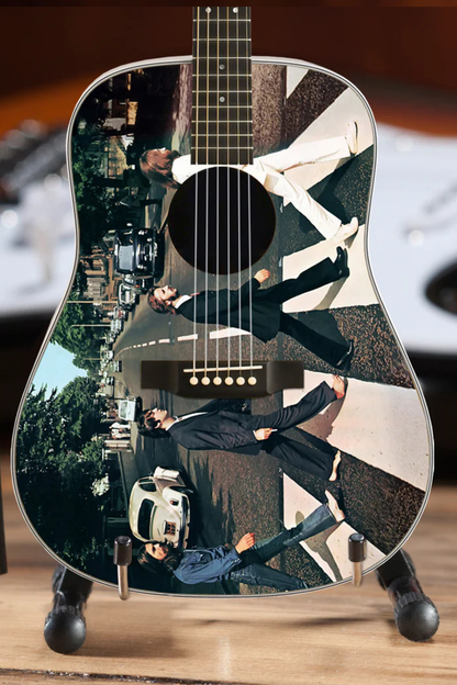 Fab Four Abbey Road Tribute Acoustic - Mini Guitar