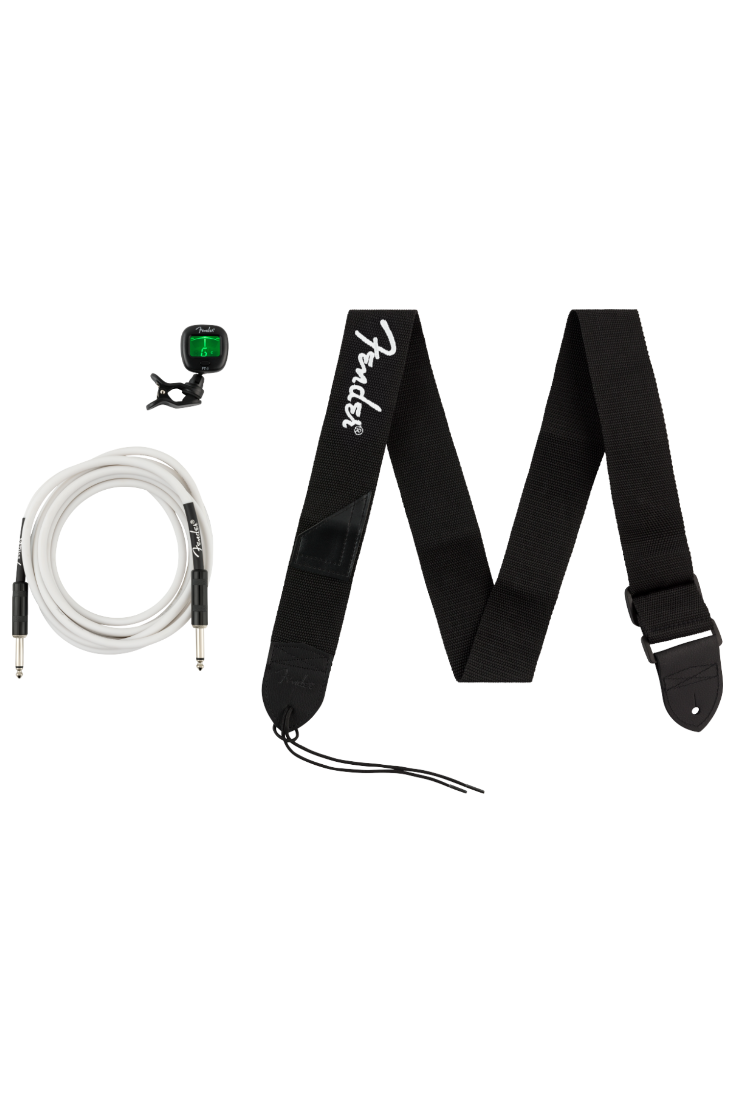 Accessory Essentials Pack - Cable, Clip-On Tuner, Strap 