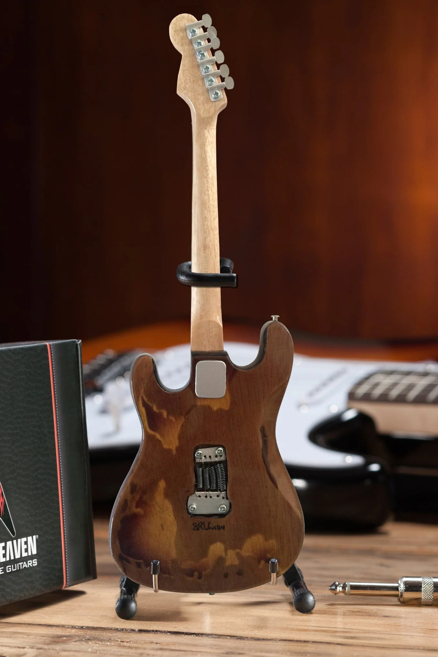 Stevie Ray Vaughan Distressed Custom Fender Stratocaster - Mini Guitar