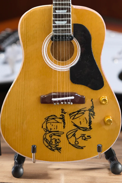 The Beatles "Give Peace a Chance" Acoustic - Mini Guitar
