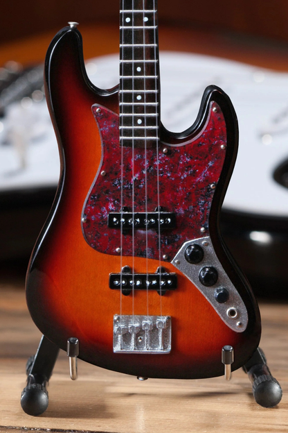 Fender Sunburst Jazz Bass - Mini Guitar
