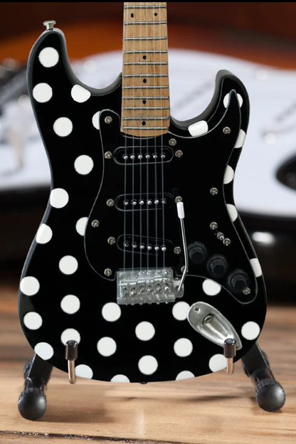 Buddy Guy Black Polka Dots Fender Stratocaster - Mini Guitar