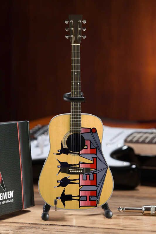 The Beatles Fab Four HELP! Acoustic - Mini Guitar