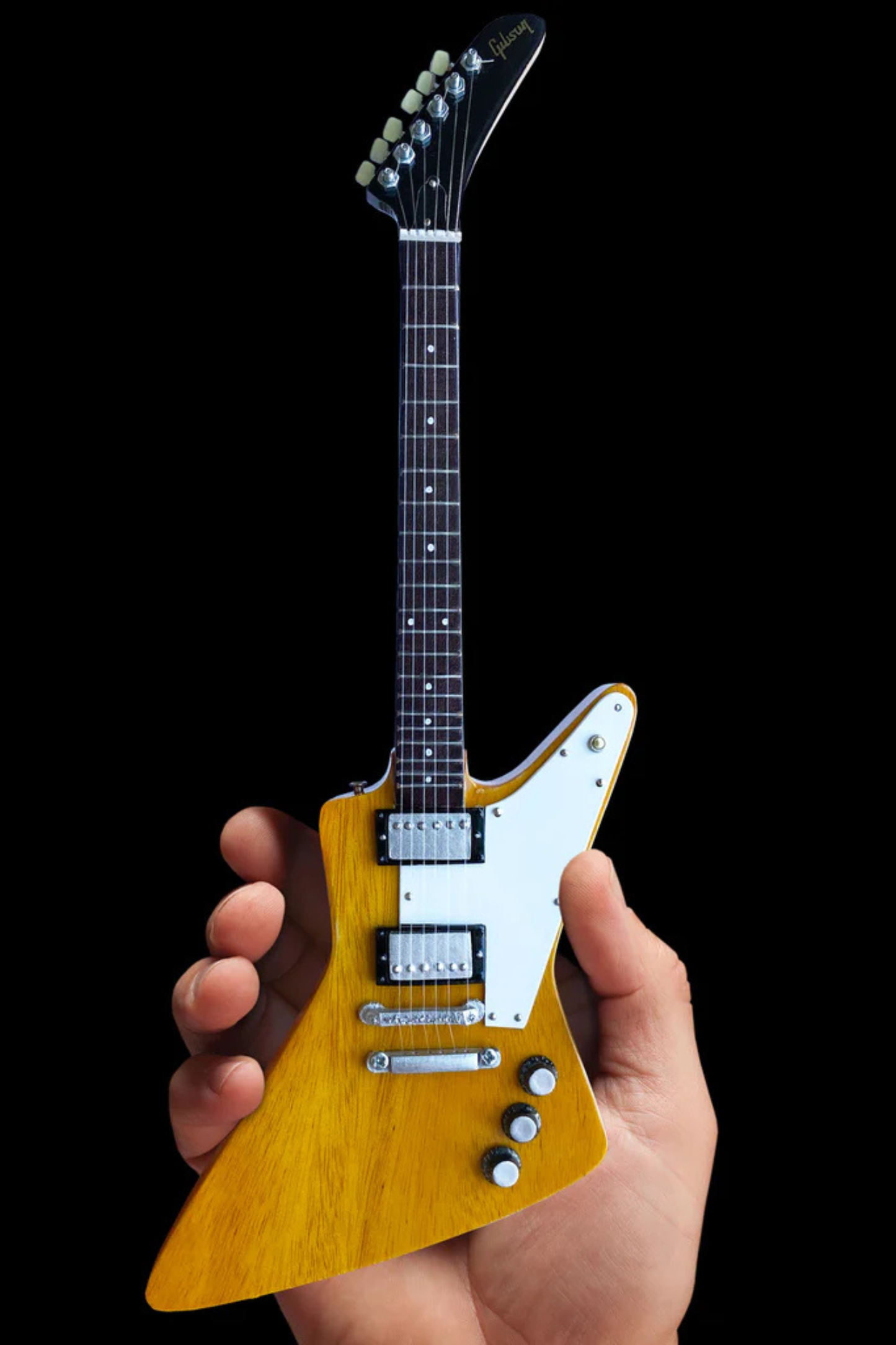 Gibson Korina Explorer 1:4 Scale Mini Guitar Model
