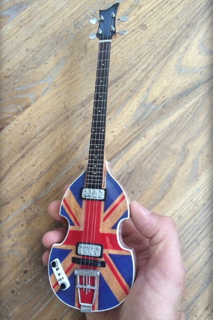 Paul McCartney Union Jack UK Viola Bass - Mini Guitar