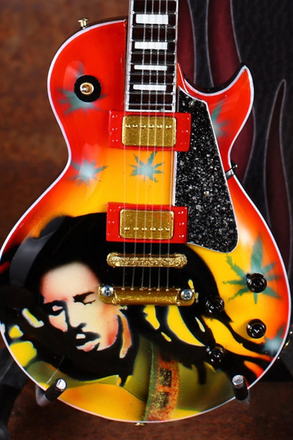 Bob Marley Tribute Reggae Les Paul - Mini Guitar