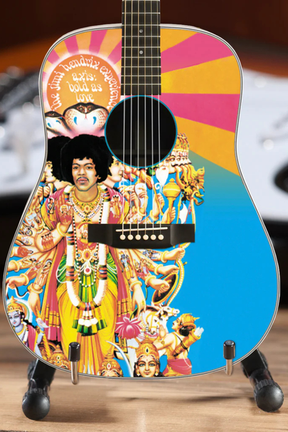 Jimi Hendrix "Bold as Love" Acoustic - Mini Guitar