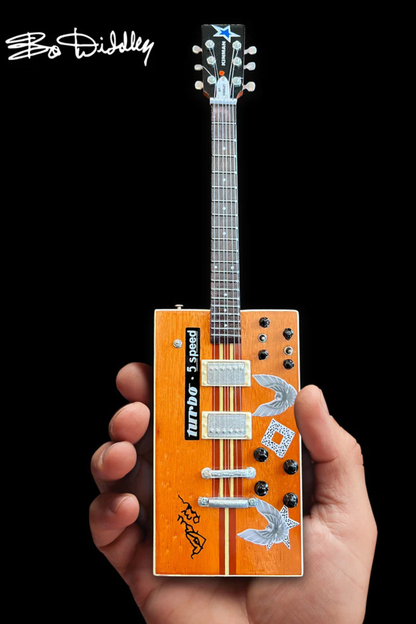 Bo Diddley Turbo 5-Speed Kinman Custom - Mini Guitar