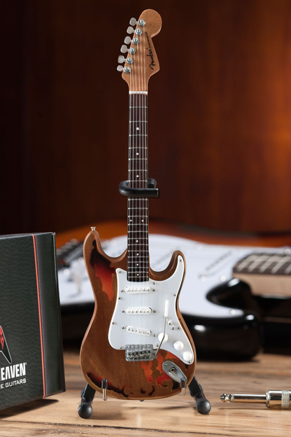 Rory Gallagher's Distressed Sunburst Stratocaster - Mini Guitar