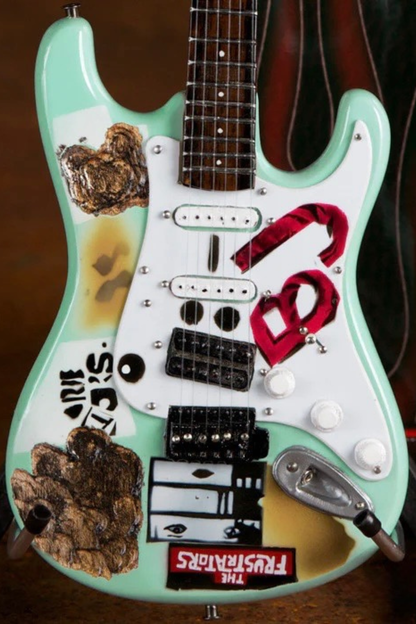 Billie Joe Armstrong's "BJ Blue" Stratocaster - Mini Guitar