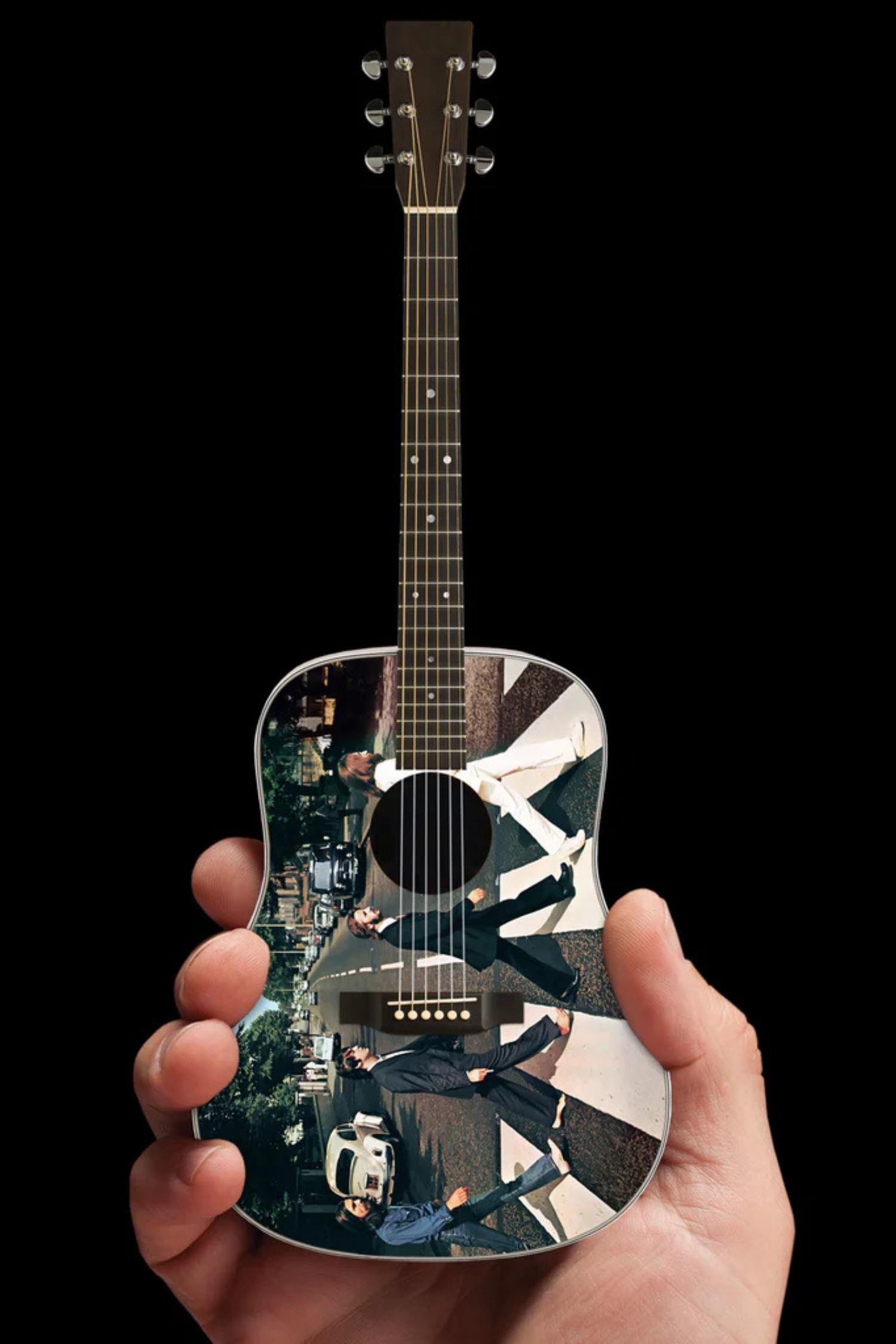 Fab Four Abbey Road Tribute Acoustic - Mini Guitar