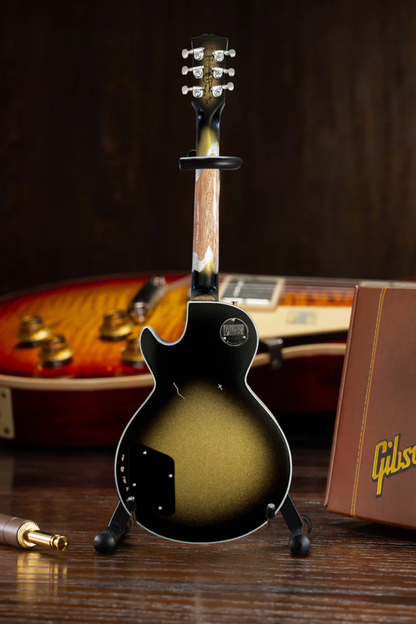 Adam Jones 1979 Gibson Les Paul Custom - Antique Silverburst Mini Guitar Replica 1:4 Scale Model
