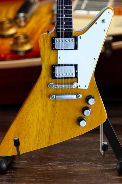 Gibson Korina Explorer 1:4 Scale Mini Guitar Model