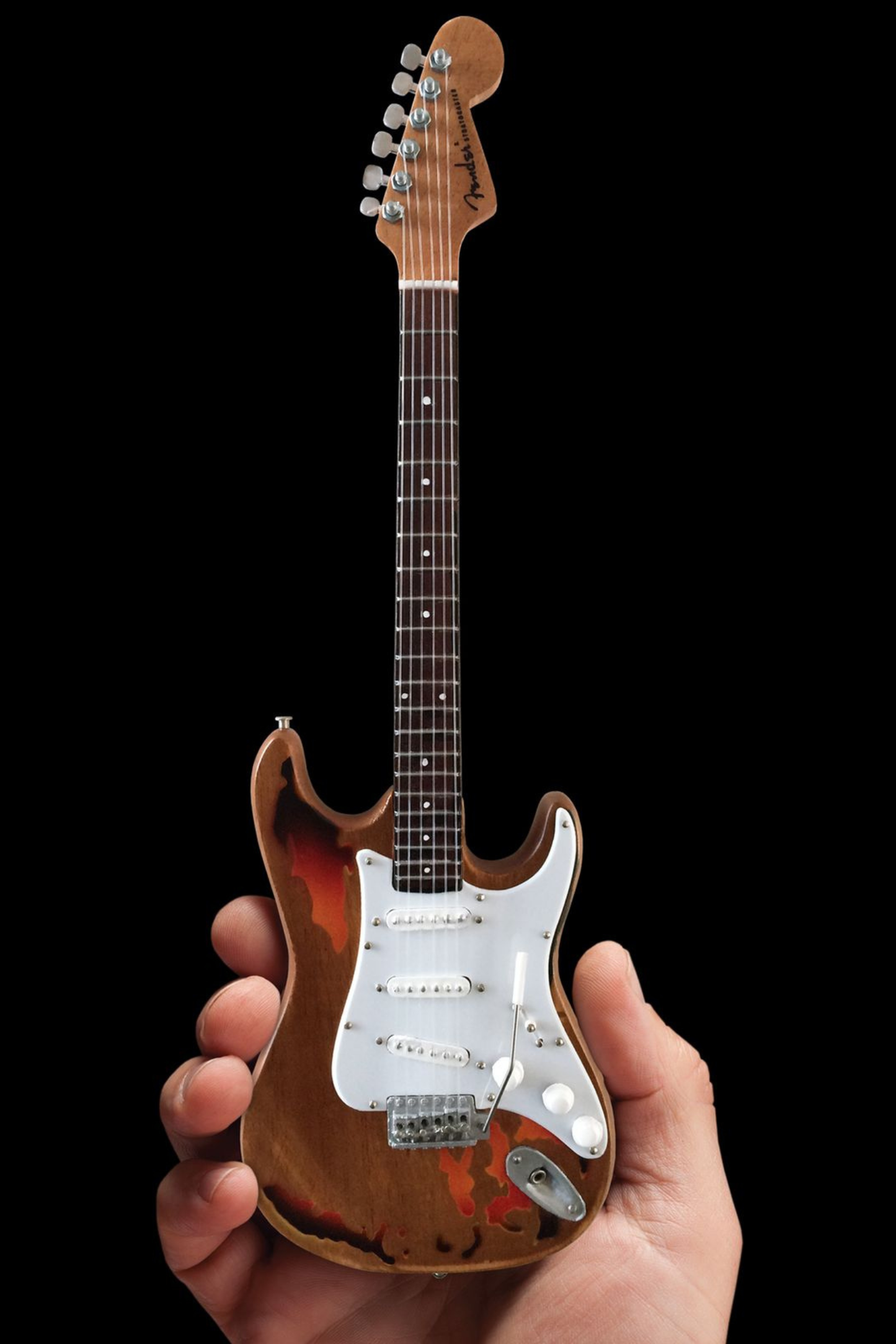 Rory Gallagher's Distressed Sunburst Stratocaster - Mini Guitar