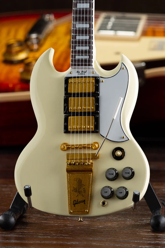 Gibson 1964 SG Custom White - Mini Guitar