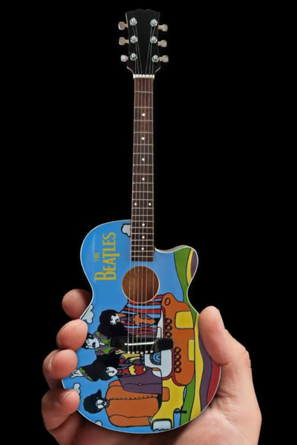 The Beatles Fab Four Yellow Submarine Acoustic - Mini Guitar