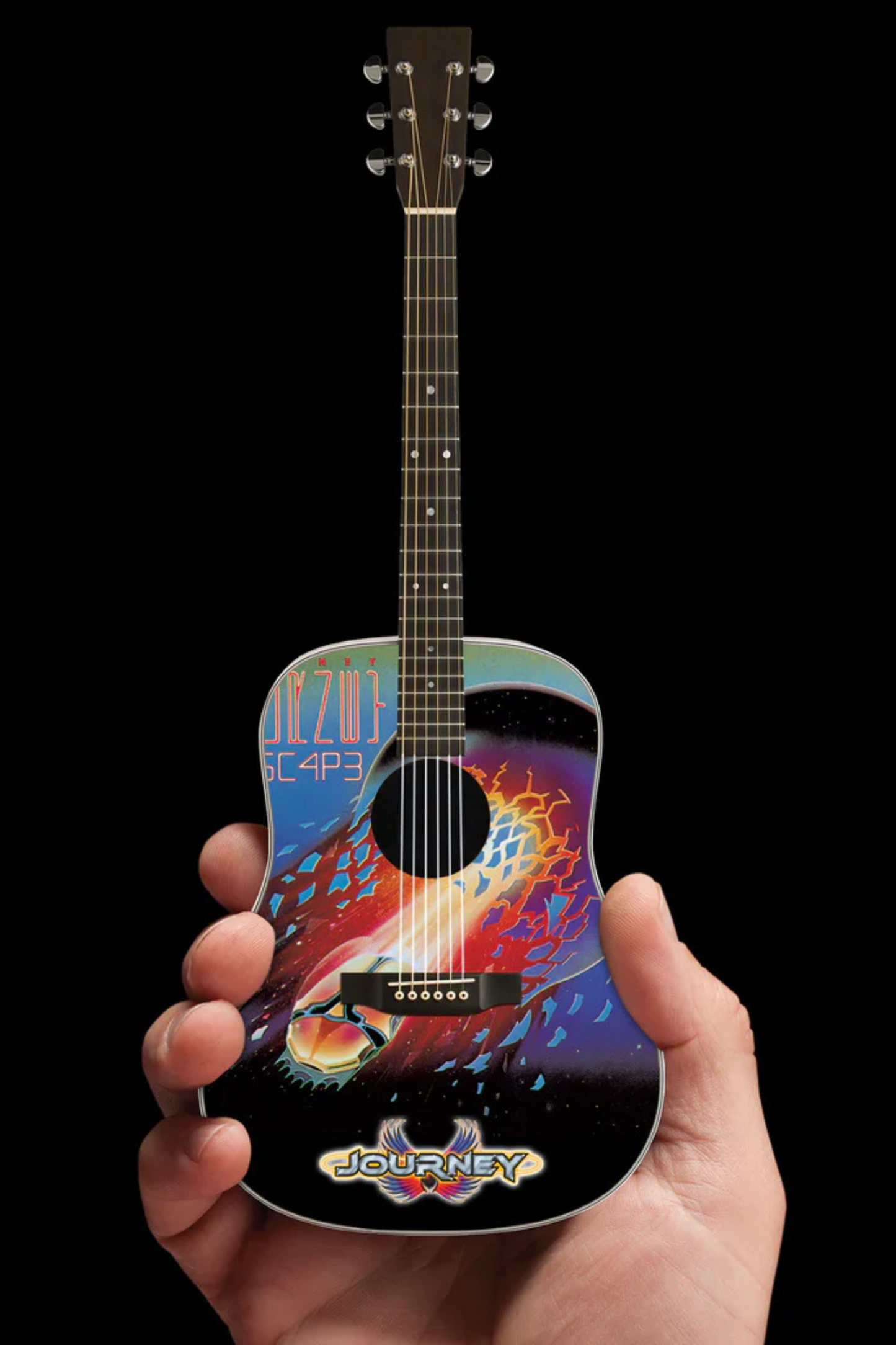 Journey "Escape" Album Tribute Acoustic - Mini Guitar