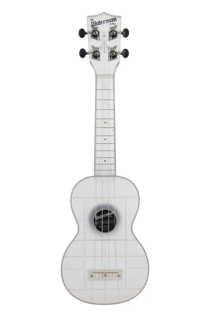 Kala The Waterman Soprano Ukulele - Frosted Glass Transparent