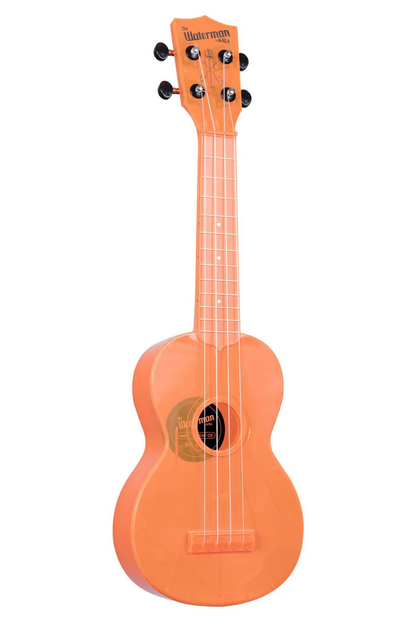 Kala The Waterman Soprano Ukulele - Fluorescent Orange
