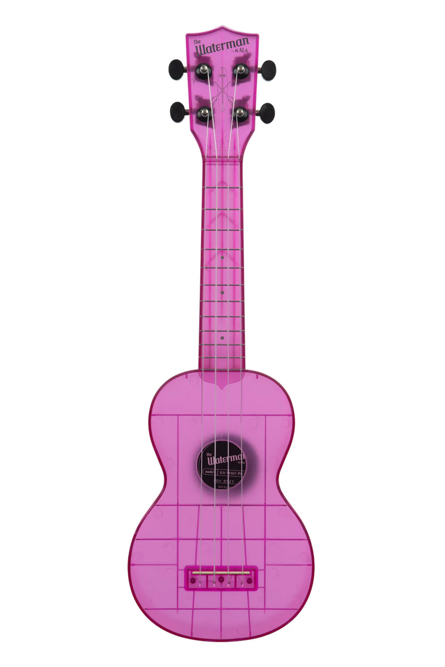 Kala The Waterman Soprano Ukulele - Amethyst Purple Transprent