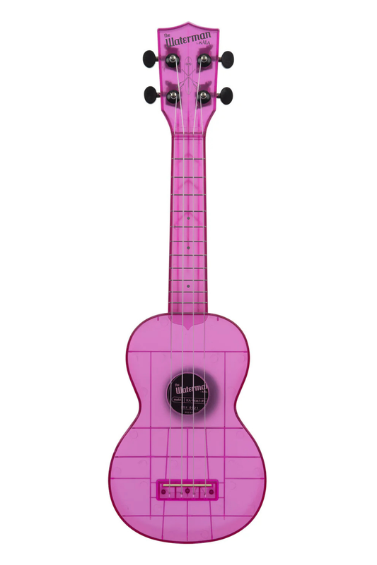 Kala The Waterman Soprano Ukulele - Amethyst Purple Transprent