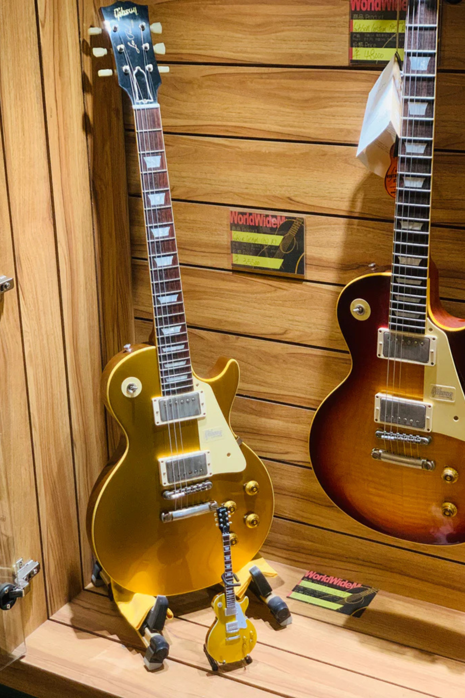Gibson Les Paul 1957 Gold Top - Mini Guitar