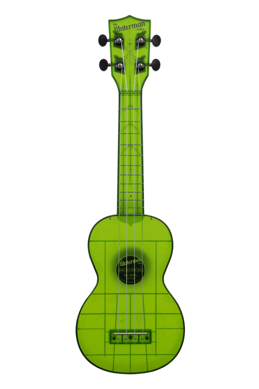 Kala The Waterman Transparent Soprano Ukulele - Jade Green