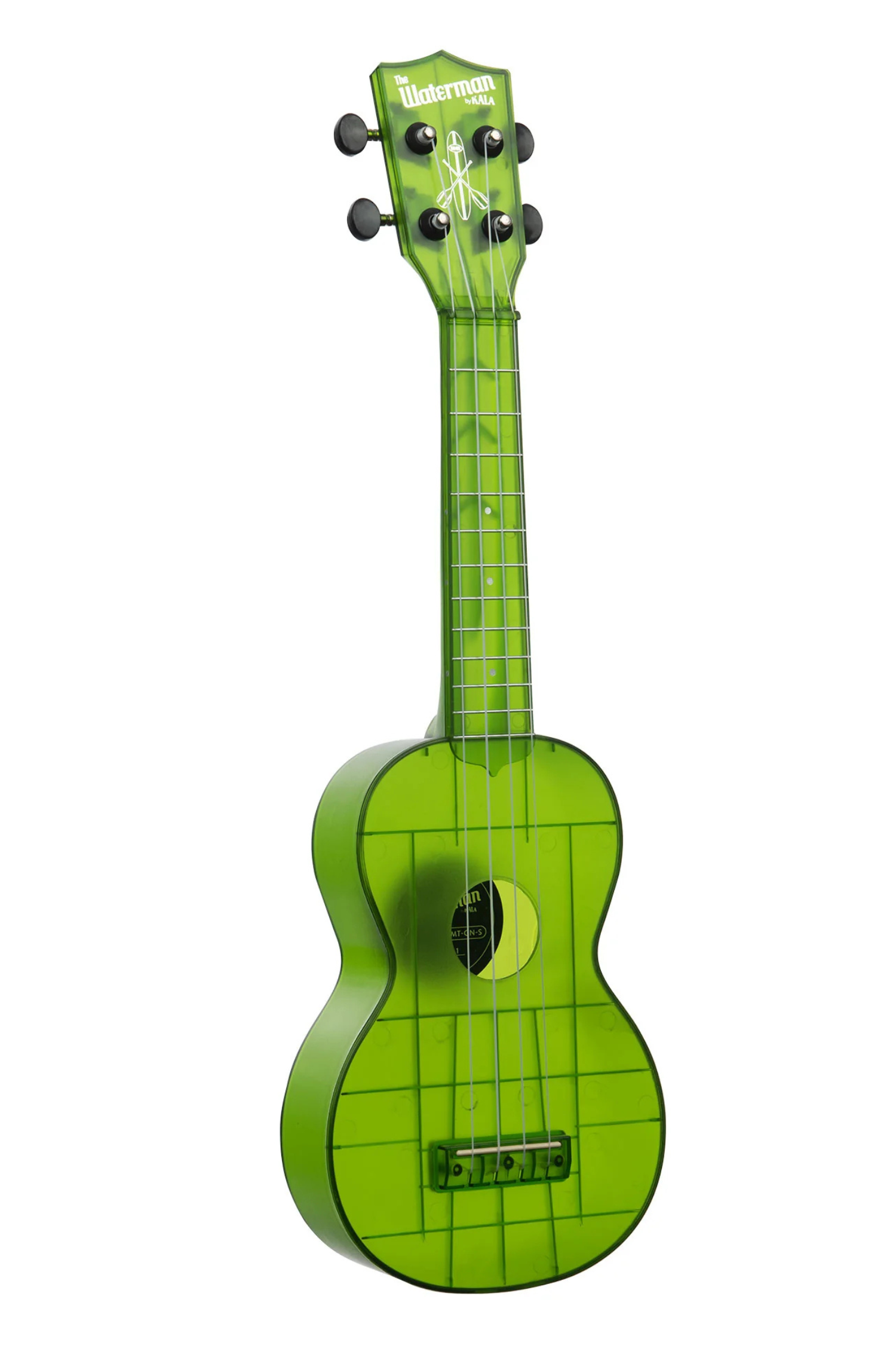 Kala The Waterman Transparent Soprano Ukulele - Jade Green