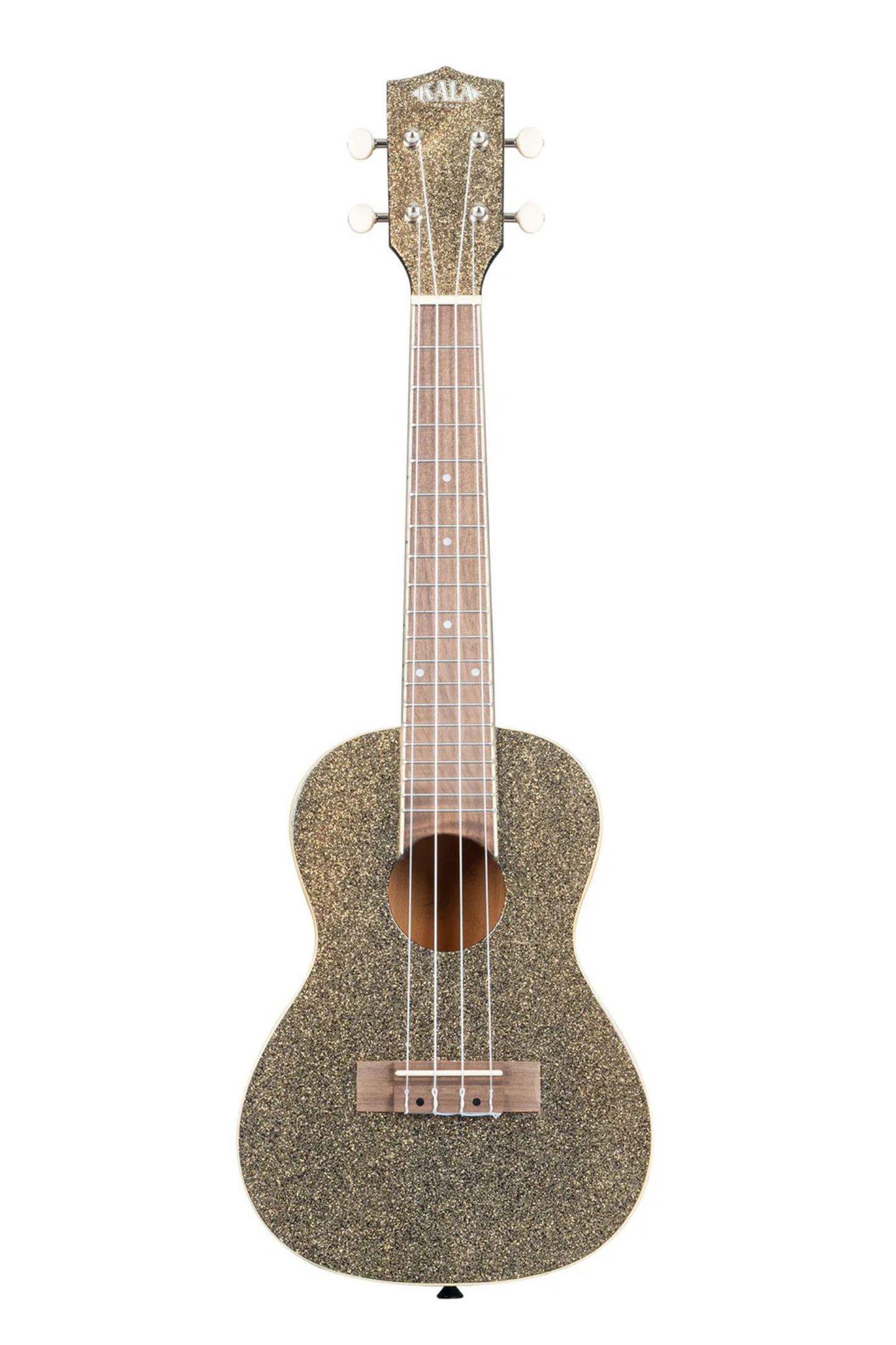 Kala Stardust Gold Sparkle Concert Ukulele