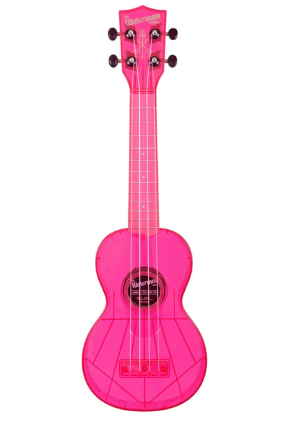 Kala The Waterman Soprano Ukulele - Fluorescent Watermelon Pink