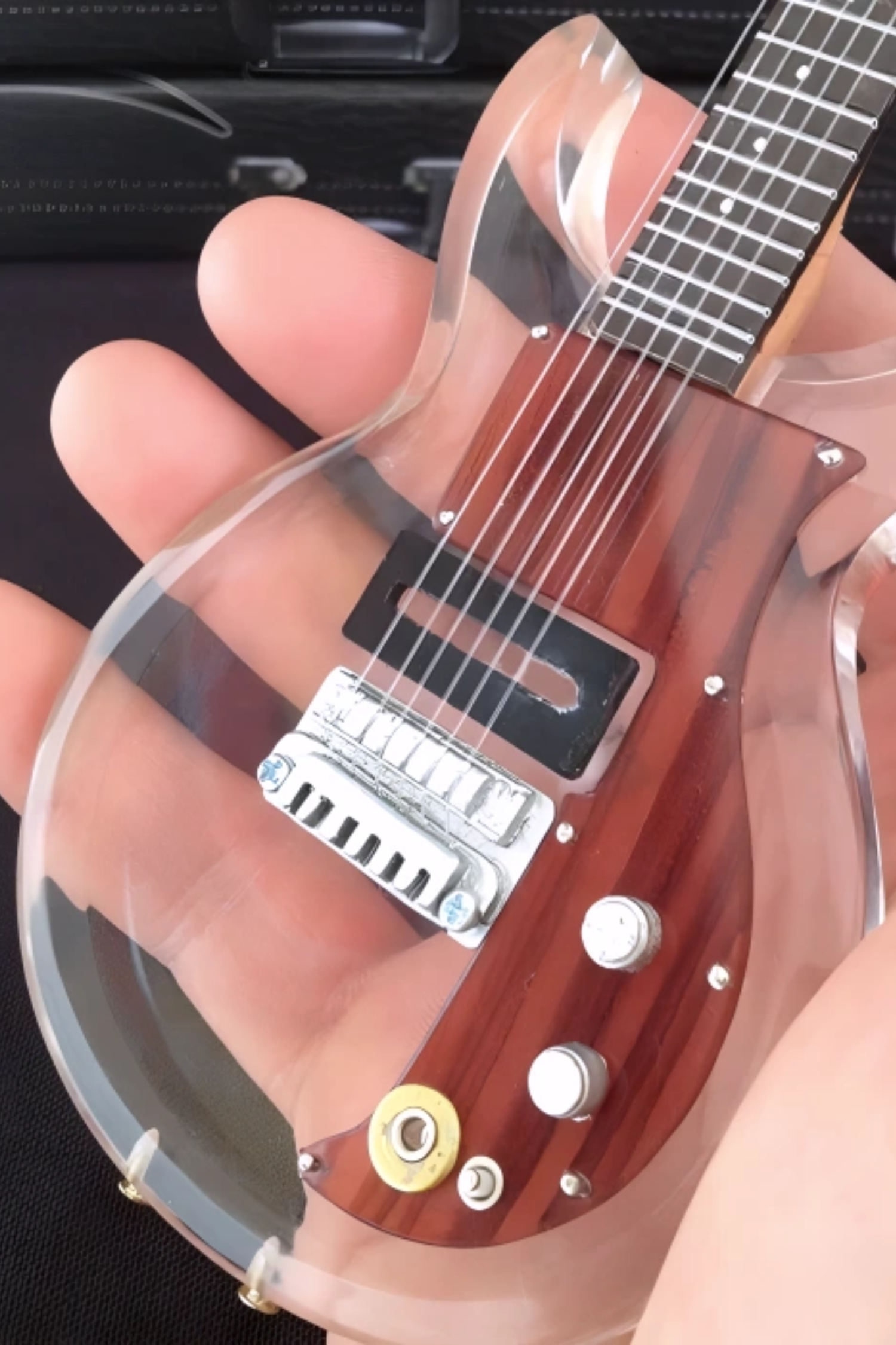 Dan Armstrong See-Through Acrylic - Mini Guitar