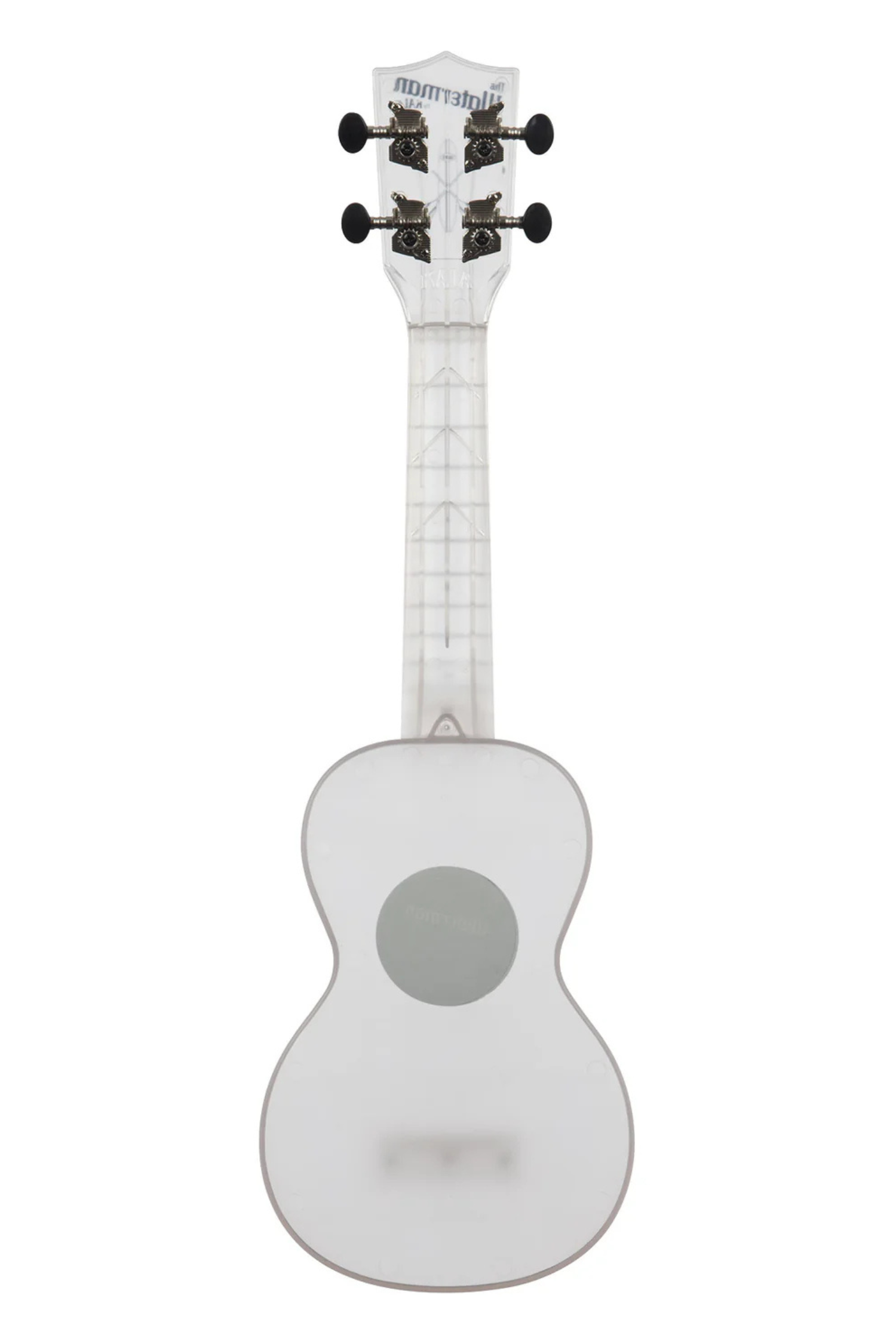Kala The Waterman Soprano Ukulele - Frosted Glass Transparent