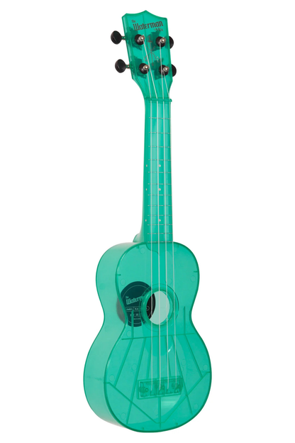Kala The Waterman Soprano Ukulele - Fluorescent Blue Raspberry