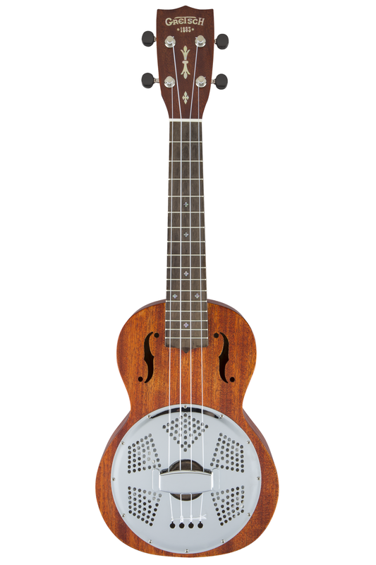 Gretsch G9112 Resonator Ukulele with Gig Bag - Honey Mahogany Stain