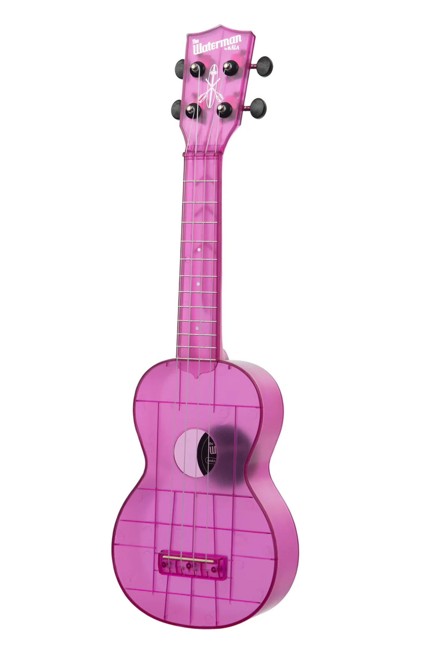 Kala The Waterman Soprano Ukulele - Amethyst Purple Transprent