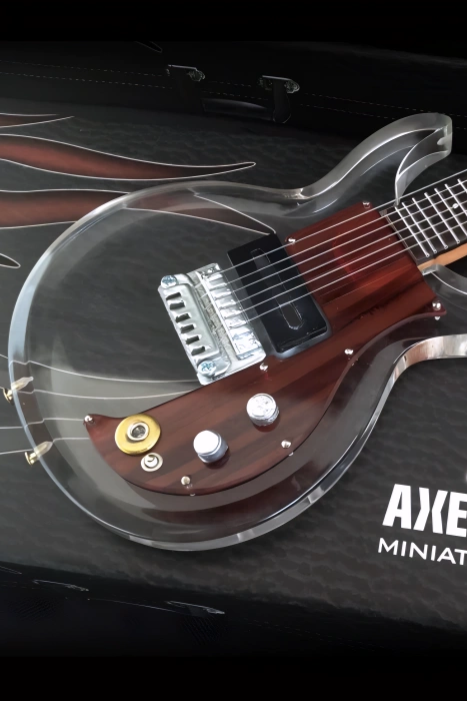 Dan Armstrong See-Through Acrylic - Mini Guitar