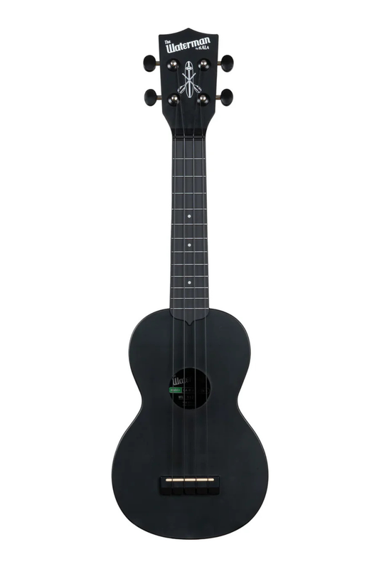 Kala The Waterman Soprano Ukulele - Black Sand