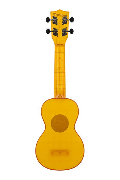 Kala The Waterman Soprano Ukulele - Amber Yellow Transparent