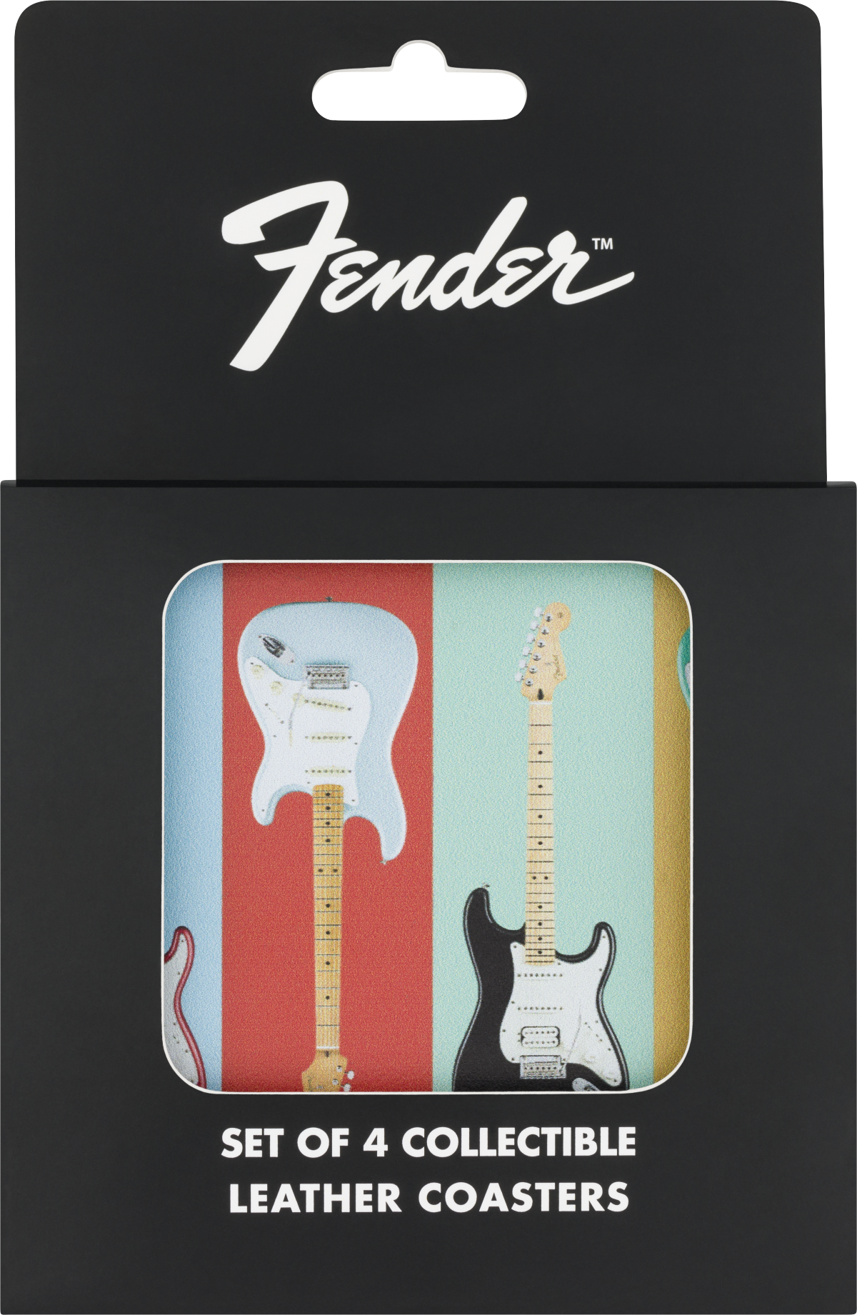 Fender® Stratocaster™ Modern Design Coaster Set