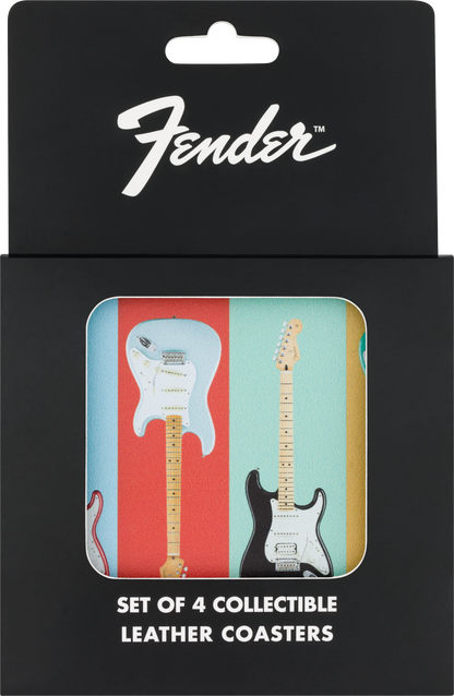 Fender® Stratocaster™ Modern Design Coaster Set